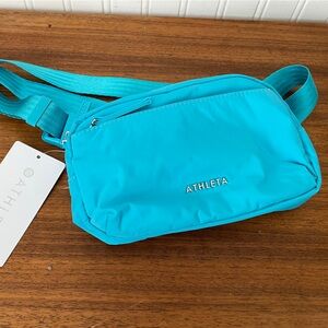 NWT Athleta Turquoise Crossbody Bag